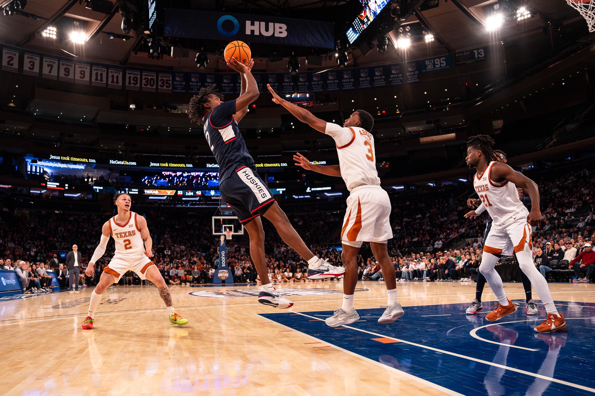 UConn Basketball Dominates the Boards and Cruises by Texas