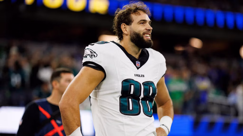 Dallas Goedert of the Philadelphia Eagles Brooke Sutton/Getty Images